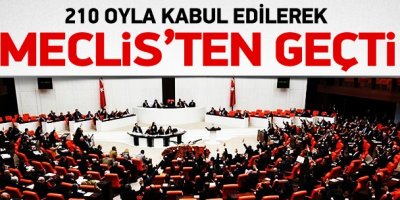 HSYK düzenlemesi Meclis'ten geçti