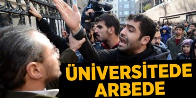Marmara Üniversitesi İletişim Fakültesi'nde Arbede