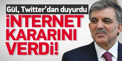 Gül, internet düzenlemesini onayladı