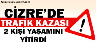 Cizre-Nusaybin'de Kaza