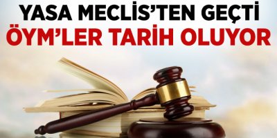 Yargı paketi TBMM'den geçti