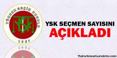 YSK seçmen sayısını açıkladı