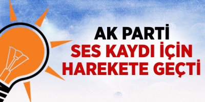 'Ses Kaydı' İçin Komisyon Kurdu