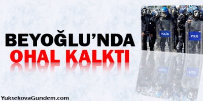 Beyoğlunda 'OHAL'e itiraz kabul edildi