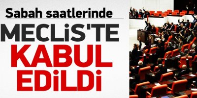 Demokratikleşme Paketi Meclis'te Kabul Edildi