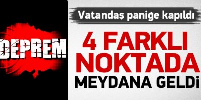 Karadeniz, Mersin ve Adana'da deprem oldu