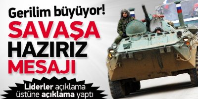 Ukrayna'dan savaşa hazırız mesajı