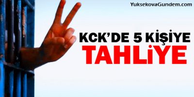 KCK Şemdinli davasından 5 tahliye
