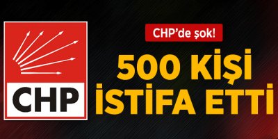 CHP Antalya İl Örgütü'nde 500 İstifa