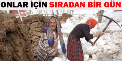 Onlar için sıradan bir gün