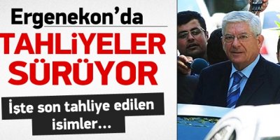 Ergenekon' da yeni tahliyeler