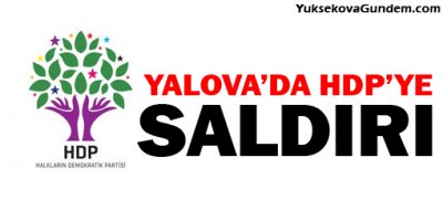 HDP Seçim bürosuna taşlı saldırı