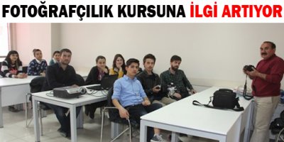 Fotoğrafçılık kursuna ilgi artıyor