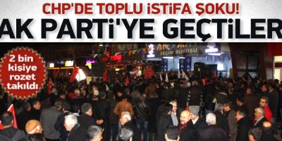 2 bin kişi AK Parti'ye katıldı