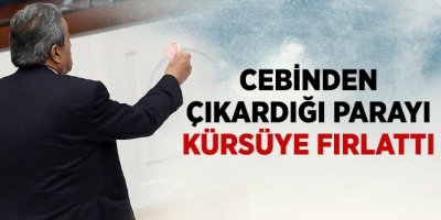 Kamer Genç meclise para attı!