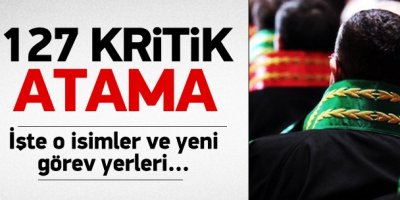 Adalet'te 127 kritik atama gerçekleşti