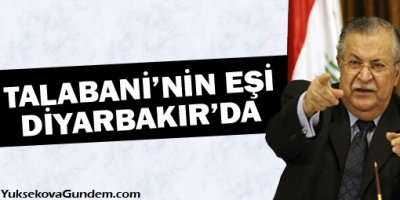 Talabani'nin Eşi Diyarbakır'da