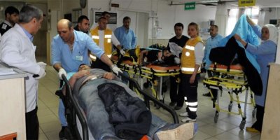 Newroz için giden otobüs şarampole uçtu