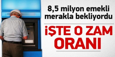 İşte emeklilerin merak ettiği zam oranı