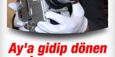 Ay'a gidip dönen kameraya 660 bin Euro
