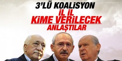 Cemaat'in il il kime verilecek listesi