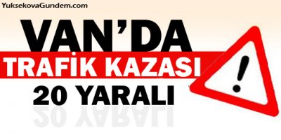 Van Yolcu Otobüsü Kaza Yaptı