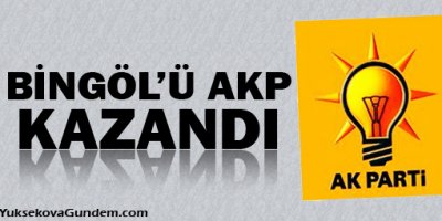 Bingöl'ü AKP kazandı