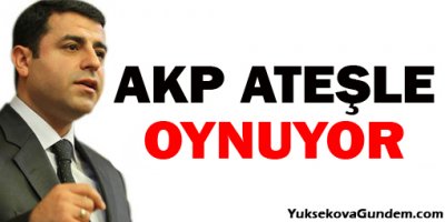 Demirtaş: AKP Ağrı'da ateşle oynuyor