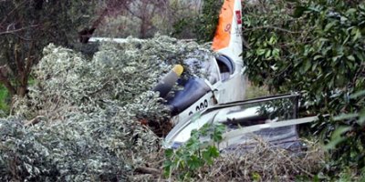 Eğitim uçağı Düştü