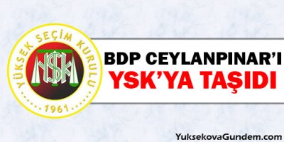 BDP Ceylanpınar'ı YSK'ya taşıdı