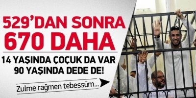 Firavun kana doymuyor, 670 idam daha!