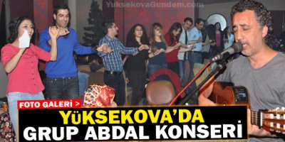 Yüksekova'da Grup Abdal Konseri