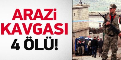 Gaziantep'te arazi kavgası: 4 ölü