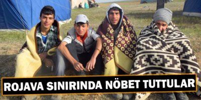 Rojava-Başûr sınırında nöbet tuttular