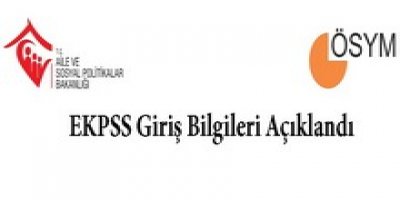 ASP EKPSS Giriş Bilgileri Açıklandı