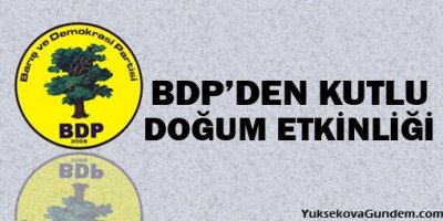 Bdp Silvanda Kutlu Doğum Etkinliği Düzenledi