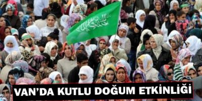 Bdp'den Van'da Kutlu Doğum Etkinliği
