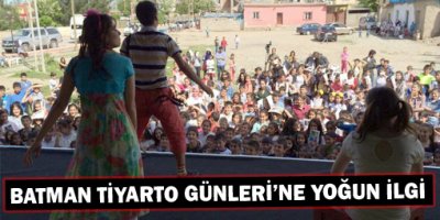 Batman Tiyatro Günlerine yoğun ilgi