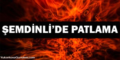 Şemdinli'de mayın patlaması: 1 Yaralı