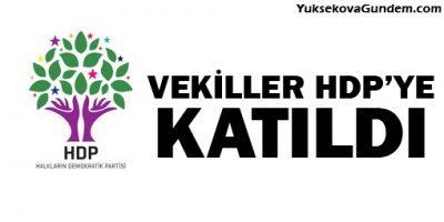 BDP'li vekiller HDP'ye katıldı