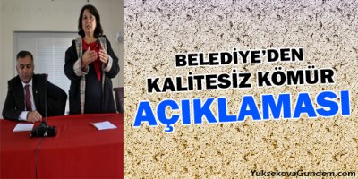 Belediyeden Kalitesiz Kömür Açıklaması