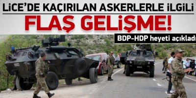 Alıkonulan 2 uzman çavuşu serbest bırakıldı