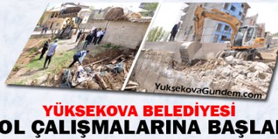 Belediye Yol Çalışmalarına Başladı