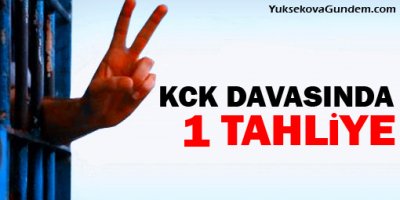 'KCK ana dava'da sadece 1 tahliye
