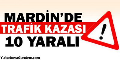 Mardin'de kaza: 10 öğrenci yaralı