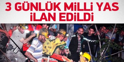 3 gün milli yas ilan edildi