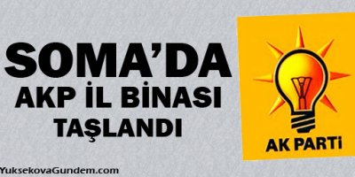 Soma'da AKP il binası taşlandı