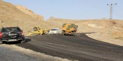 Otluca Yolunda Asfalt Çalışmaları
