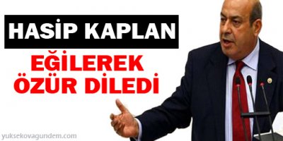 Hasip Kaplan Eğildi Ve Özür Diledi