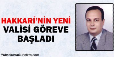 Yeni vali Canbolat görevine başladı